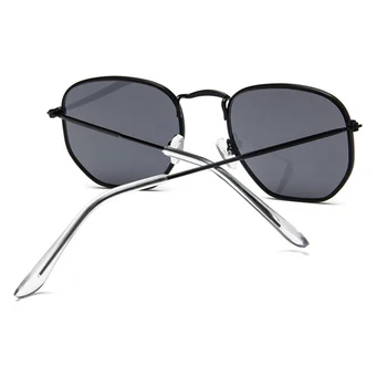 ALOZ MICC Moda Barbati Metal ochelari de Soare Femei Retro Pătrat Ochelari de Soare de Culoare Mulți ochelari de soare Cadru Mic UV400 Ochelari Q373