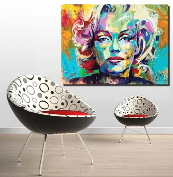 HDARTISAN Marilyn Monroe Portret Ulei Tablou Abstract Modern de Perete Pictura pe Panza Printuri de Arta pentru Living Decor Acasă