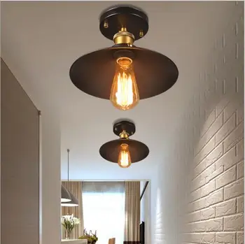Loft Stil Retro Vintage LED Lumini plafon Corpuri de Living Industriale Lămpi de Tavan Plafondlamp Lamparas De Techo