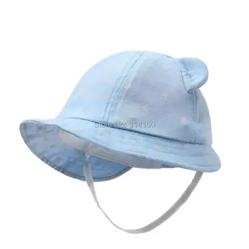Tou-Copil Sunhat Moda nou-Nascuti Vara din Bumbac pălărie copilul Flori capace Copii cap în formă de Clopot 1buc transport gratuit