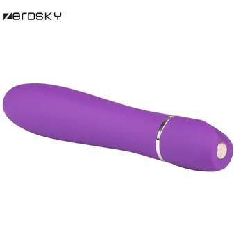 Zerosky Impermeabil Bagheta Vibrator pentru Stimularea punctului G Vibratoare Penis artificial Jucarii Sexuale pentru Femei Silicon Masaj Stick Adult Sex Produsele