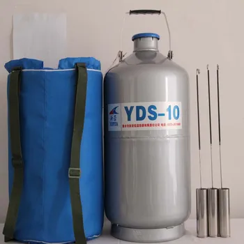 10L YDS-10 de Înaltă Calitate azot Lichid recipient Criogenic Rezervor Dewar cu Bretele