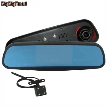 BigBigRoad Pentru mazda 6 8 Oglindă Auto DVR dual lens camera Video Recorder Dash Cam Parcare Monitor cu Suportul Original