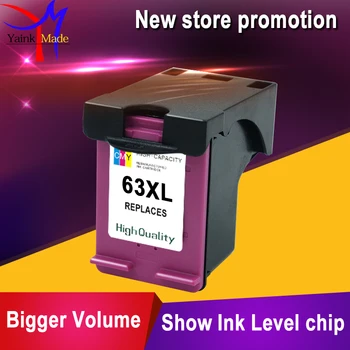 BK+Tri-culori Remanufacturate pentru HP 63 cartuș de cerneală pentru HP 3830 4650 1112 2130 2132 3630/3632 cartuș de imprimantă