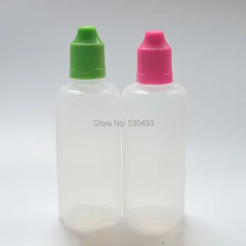 Fabrica Ridicata 60ml Flacon Picurător din Plastic Goale Dropper Sticla de 60 ml Sticle Cu protecție pentru copii Și Lung și Subțire Sfat