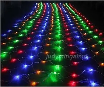 1.5x1.5m Net Lumini Șir LED Strip Lumini de Basm Ghirlanda Pentru Nunta Petrecere de Craciun Acasa Grădină Outdoo Decor,OFERTA HOT