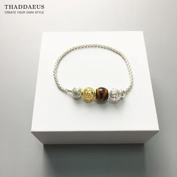 2017 Brand Nou Margele Brățară Ornament,Thomas Argint 925 Karma Brățară La Modă Ts Moda Bijuterii Cadouri Pentru Femei Iubitor