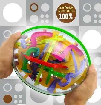 299 Pași 3D Magic Maze Ball perplexus magic intelectul mingea jucarii educative Marmură Joc de Puzzle perplexus bile Echilibru IQ jucărie
