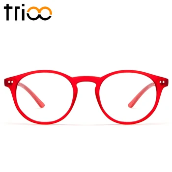 TRIOO Total Transparent Ochelari baza de Prescriptie medicala Femei Retro Moda Rotund Ochelari Obiectiv Clar de Lectură Ochelari de Calculator Oculos