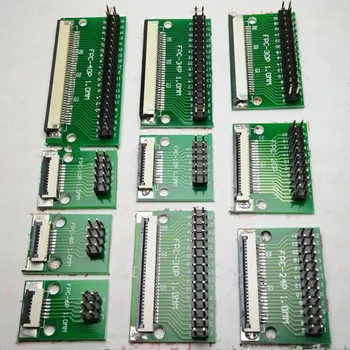 1.0 mm-o parte weldin FFC/FPC 6P Conector Placă Adaptor Cablu Plat Soclu Adaptor Conector pentru BAIE rând Dublu pentru PCB Bord