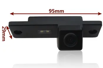1.3 Mega Pixeli Senzor Color CCD Viziune de Noapte, Auto Reverse Rezervă de asistență la Parcare cu Camera Retrovizoare Auto pentru Toyota Prado 2010