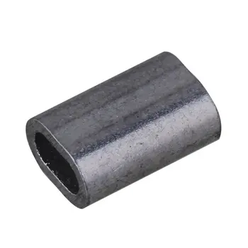 1,5 mm Forma Ovala Feliuta de Aluminiu Sertizare Buclă de Sârmă Clip Mâneci Cleme pentru M1.5 Wire Rope Pachet de 500