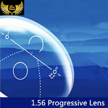 1.56 multi-focal progresiv lentile anti-scratch protectie UV CR39 asferice rășină și anti-radiații lentile pentru prescripition