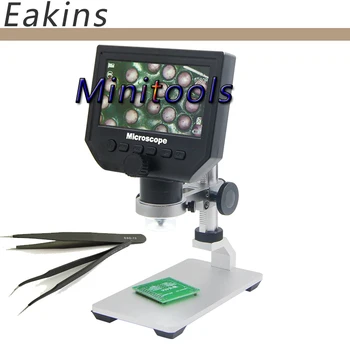 1-600x 3.6 MP USB Digital Microscop Electronic Portabil cu 8 LED-uri DE 4.3