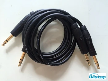 1 buc IWISTAO HIFI TRS Echilibrat Cablu de Semnal Record Ciolacu Profesionale de Difuzare prin Cablu Manual de 6,5 mm pentru Căști Monitor Difuzor