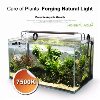 1 bucată de sticlă ADE seria slim acvariu lumina LED-uri de iluminat cresc plantele de acvariu de lumină lumini de plante 12W 14W 18W 24W