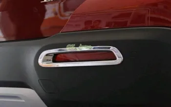 1 Pereche Chrome Spate Coada de Ceață Lumina de Lampă Capac Ornamental Pentru Chevrolet TRAX TRACKER 2013 accesorii Decorative