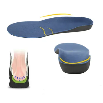 1 Pereche De pe U Picior de culoare Albastru EVA Adult tv cu Picior Suport Arc Orteze orteze Picior de Îngrijire pentru Bărbați și Femei