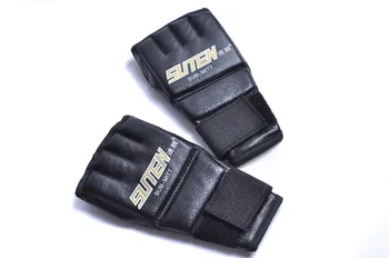 1 pereche guantes de boxeo MMA, Muay Thai, karate Gym Sac de box Mănuși de Box Bărbați Jumătate Mitt Tren de Antrenament de Kick Box, Mănuși