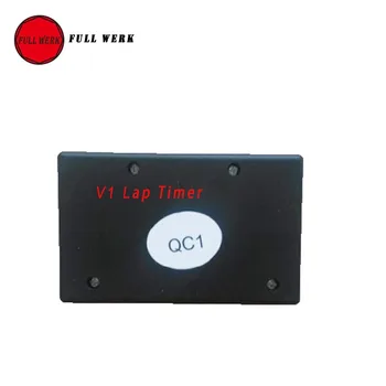 1 Set V1 Plastic Ultrared Infraroșu Lap Timer Wireless Cronometru Transmițător Receptor Automat Pista De Curse Pe Timp De Zi Poala Neagra