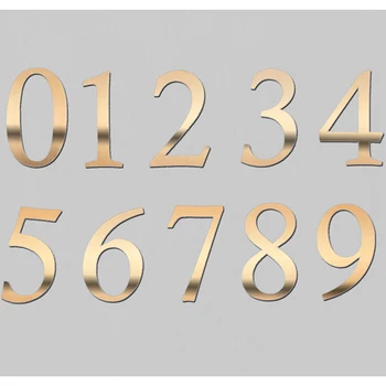 (10 bucati/lot) Decor de Nunta Tabelul Numărul Cardului de Aur Și Argint de Culoare de Nunta Favoruri Loc Numărul Cardului de BST