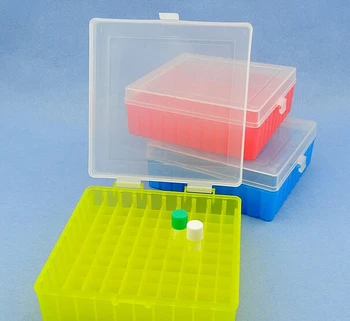 100 de Găuri de laborator tub de Plastic cutie folosi de 2 ml,1,5 ml 1.8 ml crioconservare tub cu conexiune acoperire