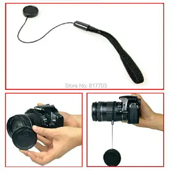 100buc Lens Cover Capac Portarul Titular Frânghie Pentru DSLR SLR aparat de Fotografiat Pentru Nikon Canon Sony Fuji