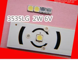 100BUC/Lot PENTRU LG LED SMD 3535 6V Rece Alb 2W Pentru TV/LCD cu Iluminare din spate