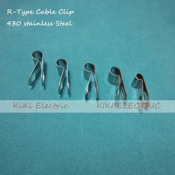 100buc/lot R de tip 430 din Oțel Inoxidabil Cablu Clip/Sârmă Titularul 4.8 mm Matel Clemă de Cablu