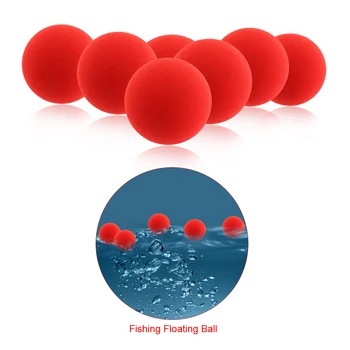 100buc Roșu 5# EPS Spumă de Flotoare de Pescuit Minge de Ochi-prinderea de Fasole pentru apă Sărată / de Pești de apă Dulce