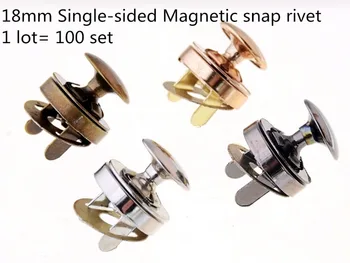 100set Magnetic Puternic de Fixare se Fixează cu Cleme de Nit Pentru Geanta de Cusut Saci Buton