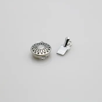 10BUC Fierbinte en-gros Snap Butonul Accesoriu de Metal de Argint-placa pentru DIY Brățară Colier de Prelucrare piese de Bijuterii de Luare 12*4.6 mm