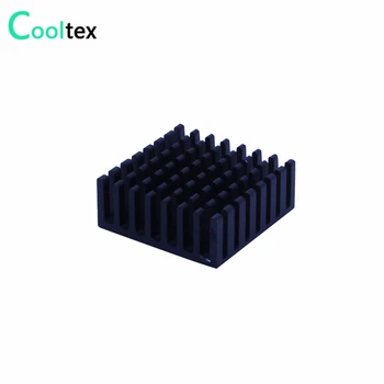 (10buc/lot) 25x25x10mm negru Aluminiu radiator radiator radiator pentru IC cip de circuit integrat Electronic cooler de racire