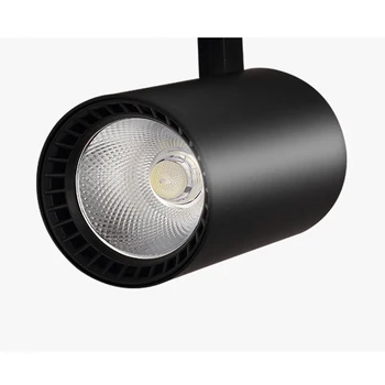 10buc/lot 85-265V 5W LED lumina track ,COB urmări lampă spot , comerciale spot luminos pentru couture,show-room ,rotativ 360