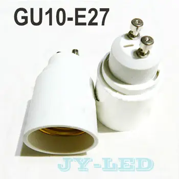 10buc/lot GU10-E27 Lampă Titularului Convertor Priza, Suport Lampă Adaptor Bec Plug Extender transport gratuit