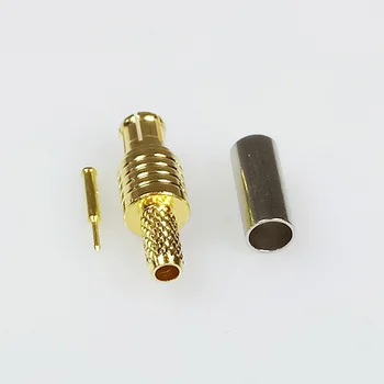 10buc MCX Masculin Drept Conector RF de Înaltă Calitate Placat cu Aur Cablu RF Adaptor Conector MCX pentru Cablu Coaxial RG174, RG316 RG178