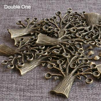 10buc Pomul Vieții Farmece Pandantive pentru a Face Bijuterii de Epocă Argint Antic Bronz Placat cu Manual DIY
