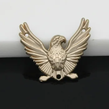 10buc îmbrăcăminte de înaltă calitate de metal de aur în relief a etichetelor cusut manual etichete pentru haine 2.3*2.7 cm vultur de metal etichete de îmbrăcăminte