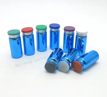 10ml UV Albastru Injectabilă Flacon de Sticlă &Capac detașabil 1/3oz Flacon de Sticlă cu 10 ml Recipiente de Sticlă 100buc