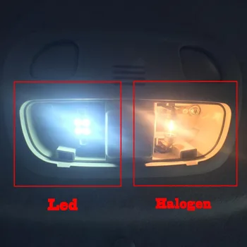 12pcs Alb Canbus Becuri cu LED-uri Kit Pentru perioada 2008-2012 Toyota Highlander Interior Hartă Cupola Lămpii numărului de înmatriculare Auto Lumina de Styling
