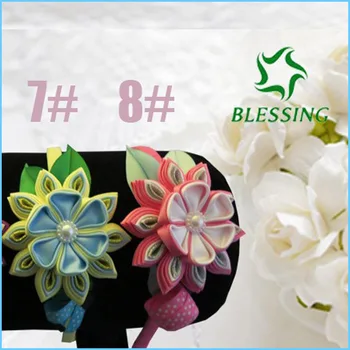 12pcs new sosire flori cu bandă de susținere atașat căptușite panglică pentru fata sau wowen de partid și să ia o fotografie de mosr populare culori