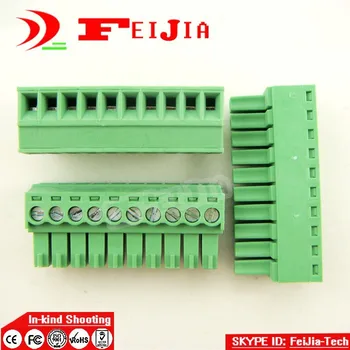 15EDG-3.5-10P 10Pin Plug Bloc Terminal ROHS conector de 3,5 mm 10buc/lot transport Gratuit