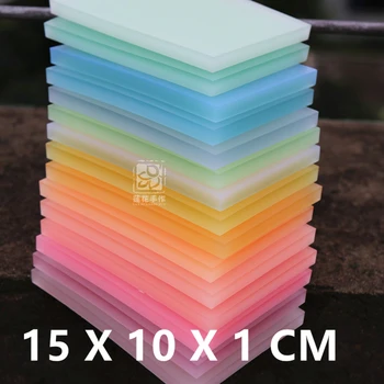 15X10X1cm culoare cristal translucid cauciuc cărămizi / cauciuc sculptură cauciuc special cărămizi Timbre pentru Scrapbooking