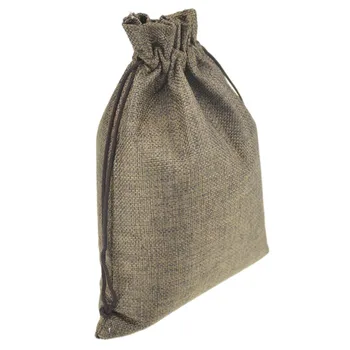 16.5x22.5 cm Tesatura Lenjerie sac de iută pungi Cordon pachet Cadou saci de Pânză groasă de sac Saci cu Cordon Nailon Reutilizabile decor acasă