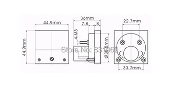 1buc Analogic AMP Curent Panou Pătrat DC 0~5A 91C4 Ampermetru de Brand Nou