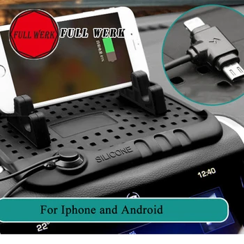 1buc Anti-Alunecare, Auto Adezive Anti-Alunecare Mat cu Mașina de Telefon Incarcator USB Suport pentru Telefon Mobil Pad Automobile Accesorii de Interior