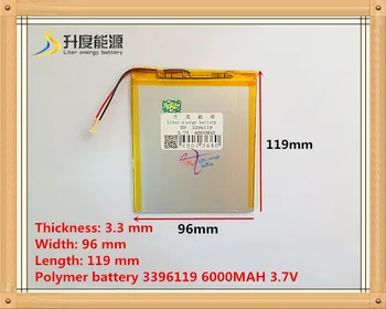 1BUC transport gratuit 3.7 v 6000mAh de Mare capacitate ultra-subțire MID Tablet Litiu Polimer Baterie built-in de Protecție Placă 3396119