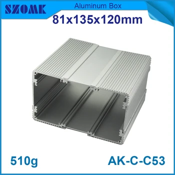 1bucată aluminiu cutie de distribuție cabina de 81(H)x135(W)x120(L) mm diy electronice cabinet pentru pcb cutie