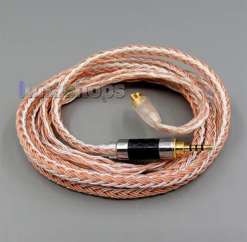 2.5 mm 4pole TRRS Echilibrat 16 Core OCC Argint Amestecat Cablu Căști Pentru ATH-CKS1100 E40, E50 ATH-E70 LN005838