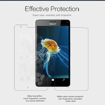 2 buc/lot Protector de Ecran Pentru Microsoft Lumia 950 XL NILLKIN Super Cristal Clar de Film Protector Cu Amănuntul Pachet
